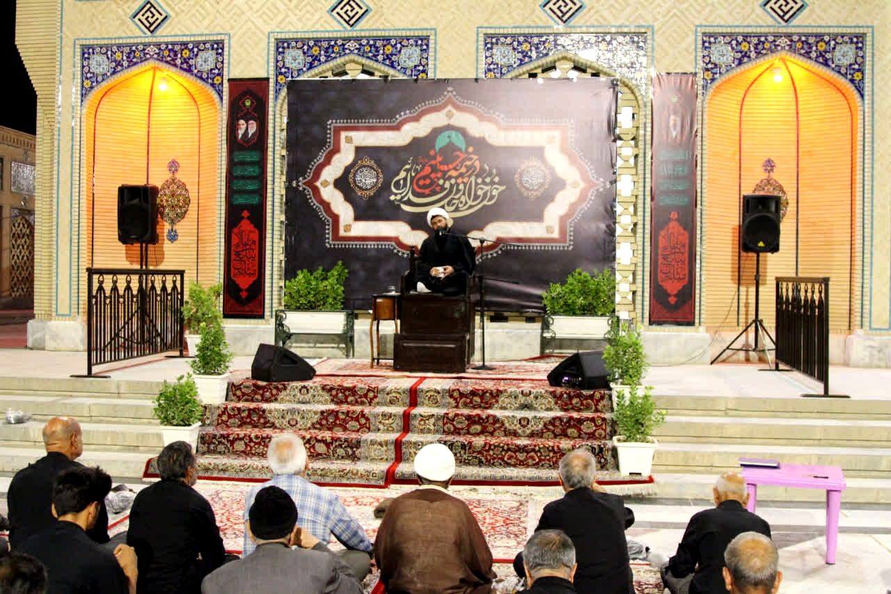 عزاداری پنجمین شب از ماه محرم در زیارتگاه شهید مدرس 