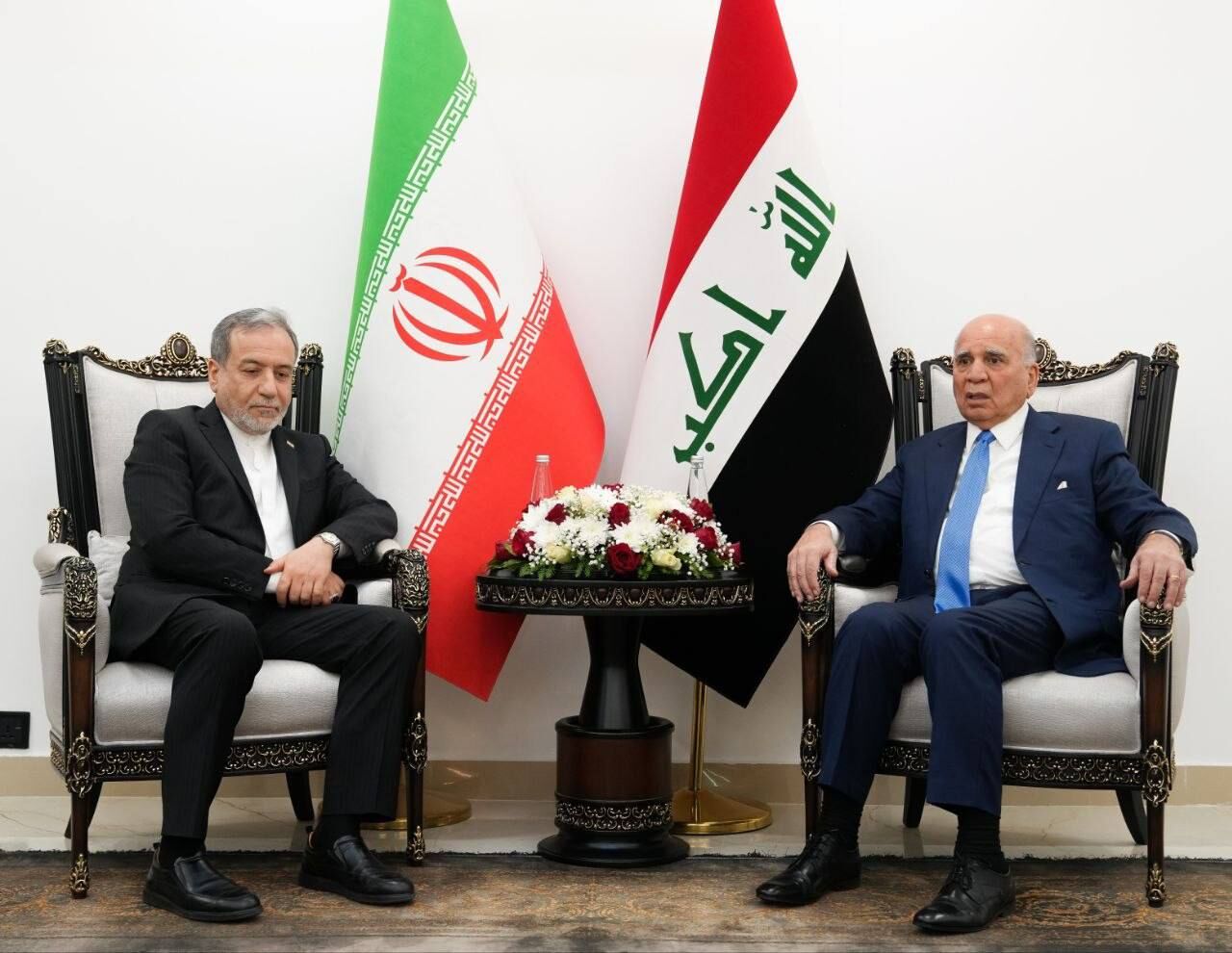 دیدار وزیر امور خارجه جمهوری اسلامی ایران با وزیر امور خارجه عراق
