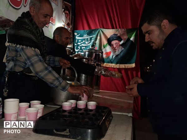 مراسم باشکوه وداع با پیکر دو شهید مطهر در نیشابور 
