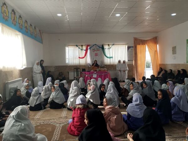 جشن مولودی خوانی ولادت آقا صاحب الزمان‌ عج درمدرسه‌تکتم‌خلیل آباد