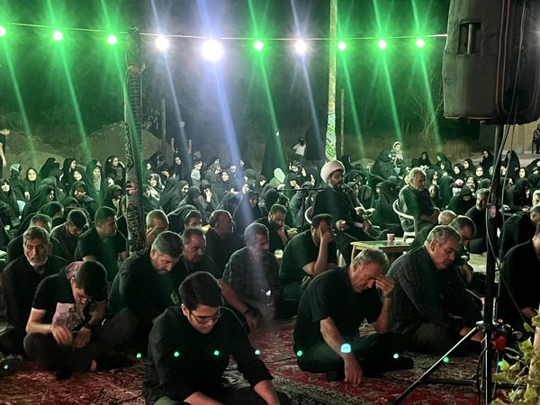 عزاداری دلسوختگان حسینی در روستای کرسگان
