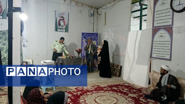 گرامیداشت هفته نیروی انتظامی در مسجد بقیه الله کاشمر 