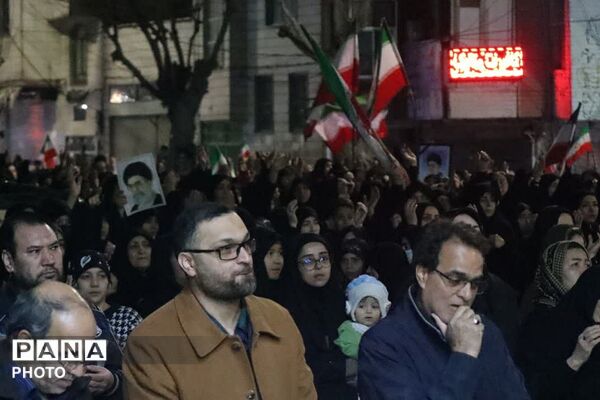 خروش مردم باقرشهر در عزای رهبر شهید