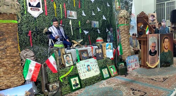 مراسم ششمین سالگرد شهادت سردار سلیمانی در شهر جعفریه قم