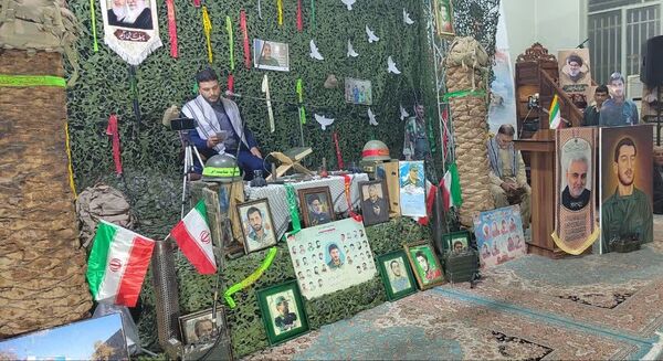 مراسم ششمین سالگرد شهادت سردار سلیمانی در شهر جعفریه قم