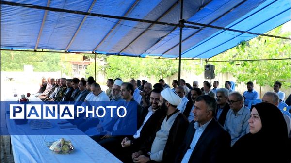 مراسم کلنگ‌زنی دبستان ۹ کلاسه غزالی ناو