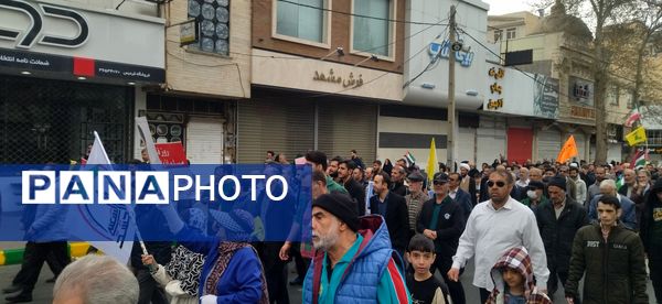 حضور پرشور مردم شهرستان فردیس در راهپیمایی روز قدس 