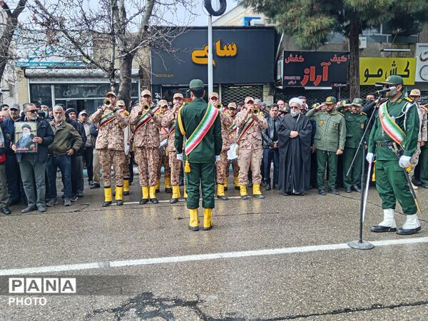 قاب پانا میزبان مراسم تشییع پیکر شهدا نیشابور 