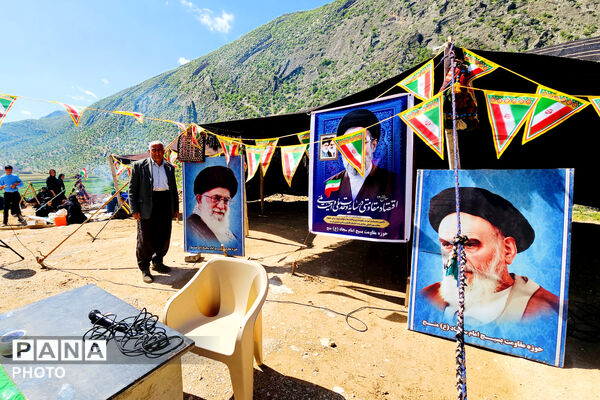 مهمان نوازی مردم انقلابی و غیور روستای پل بریده از مسئولین و رزمندگان