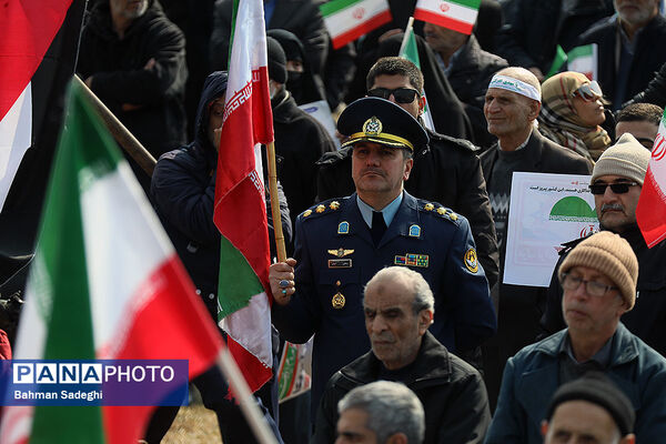 سخنرانی رئیس جمهوری در راهپیمایی ۲۲ بهمن ۱۴۰۳
