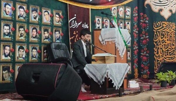 مراسم یادواره شهدا در روستای قراخیل قائمشهر
