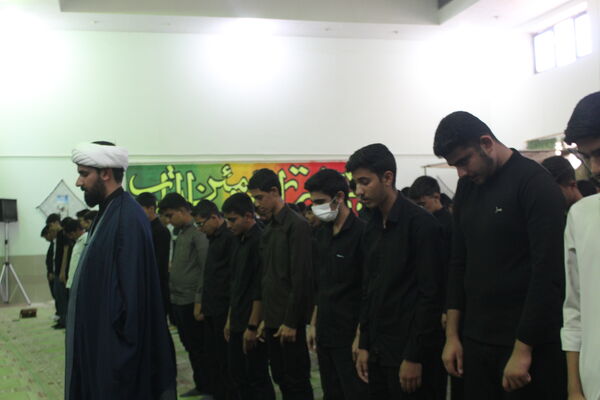 عزاداری ایام فاطمیه در دبیرستان علامه حلی شهرستان بم 