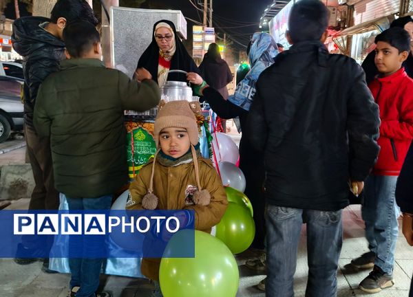 موکب مادرانه شنبه های ام البنینی در بازار  سرخس