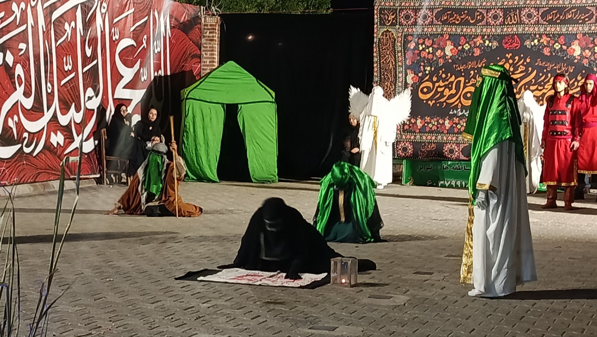 مراسم شبیه خوانی در میدان باغشمال تبریز