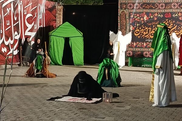 مراسم شبیه خوانی در میدان باغشمال تبریز