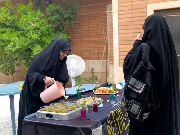 مراسم سوگواری هیات دخترانه بنت الهدی کاشان