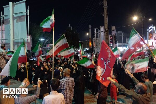 شور و حماسه مردمی در شهرستان قرچک در تجمعات مردمی