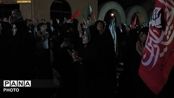 دویست و بیست و نهمین شب از اجتماعات مردمی بلوار فضل نیشابور در قاب پانا 