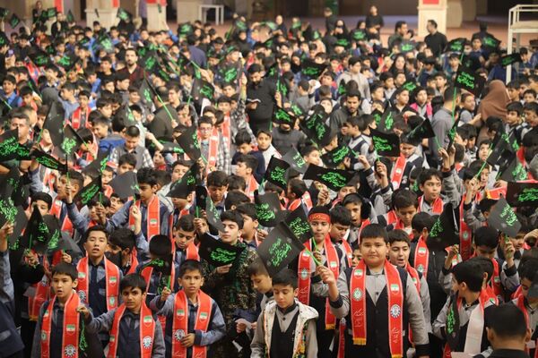اجتماع باشکوه نوگلان فاطمی با حضور بیش از سه هزار دانش‌آموز گرگانی