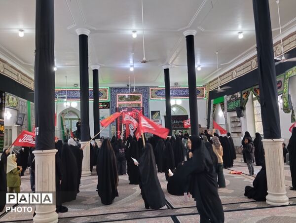 تجدید میثاق دانش‌آموزان شهر جعفریه با آرمان‌های رهبر شهید