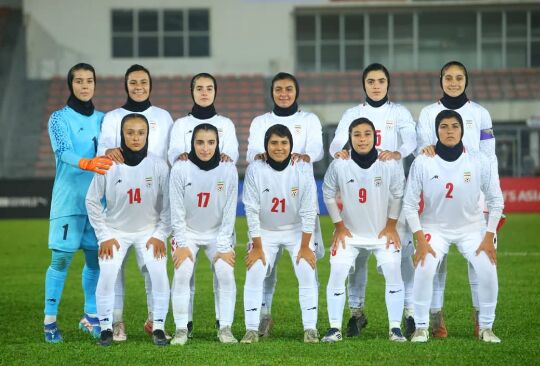 شکست مالزی مقابل دختران فوتبالیست ایران