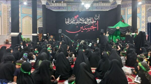 شیرخوارگان حسینی در مسجد جامع امام محمدباقر (ع)
