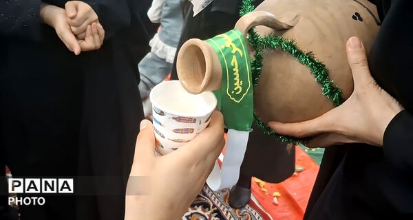 آیین شیرخوارگان حسینی در امام‌زاده احمد و محمود نظرآباد 
