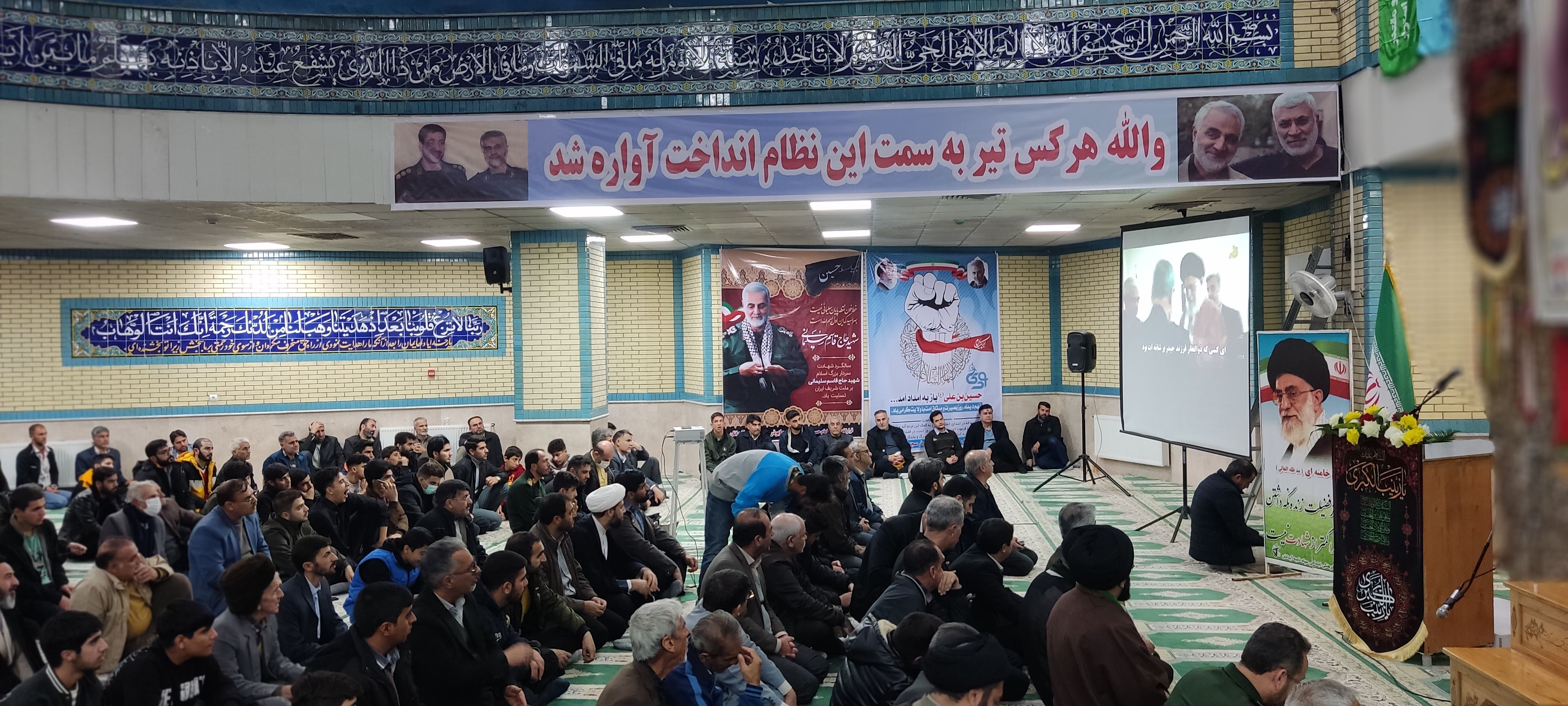 گرامیداشت پنجمین سالگرد شهادت سردار دل‌ها در شهرستان آبدانان 