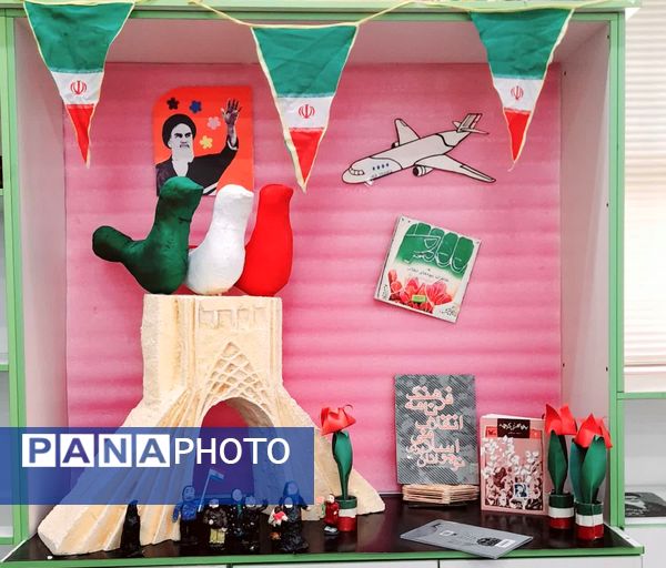 جشن دهه فجر با نقاشی‌های خلاقانه دانش‌آموزان پایه پنجم در کانون پرورشی تفت