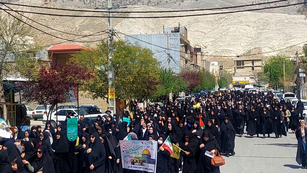 راهپیمایی روزجهانی قدس در شهرستان آبدانان 