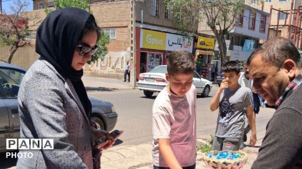 برپایی موکب غدیر کانون دانش‌آموزی شهید مدرس شهرستان سراب 
