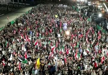 قدردانی مردم صنعا از شکستن محاصره‌ یمن توسط ایران