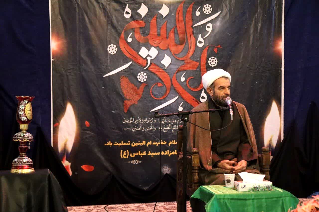 مراسم وفات حضرت ام البنین (س) در امامزاده عباس بن موسی (ع) بجنورد 