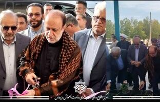 کلنگ‌زنی دو مدرسه خیرساز ۱۲ کلاسه و افتتاح سالن اجتماعات ۶۰۰ نفری امام سجاد(ع) در شهرستان داراب