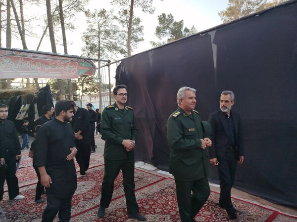 بازدید مسئولان بسیج کاشمر از هیئت دانش آموزی انصار المهدی (عج) رهروان شهدا و قاسم بن الحسن 
