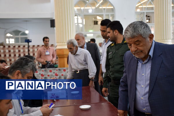 حضور پرشور حماسه سازان نهم دی در چهاردهمین دوره انتخابات ریاست جمهوری 