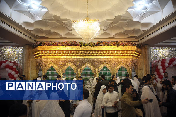 جشن ازدواج ۶۵۰ زوج دانشجوی دانشگاه‌های قم در سالروز میلاد جوادالائمه(س)