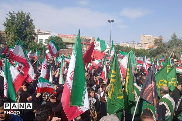 اجتماع سراسری «اقتدار ایران سرافراز» جان فدایان امام رضایی شهرستان ورامین