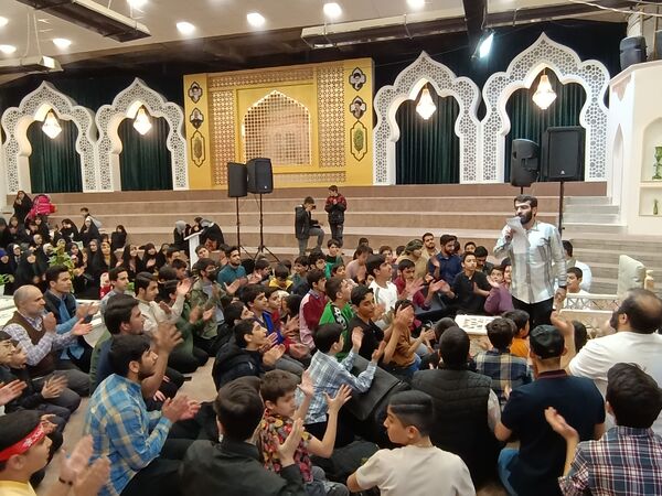 مراسم ولادت امام حسن مجتبی(ع) در میدان شهدای مشهد مقدس