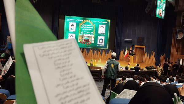 تحلیف فرماندهان بسیج دانش‌آموزی خراسان رضوی