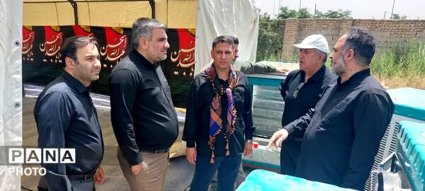 بازدید نمایندگان سازمان بازرسی استان البرز از موکب عاشقان امام شهید 