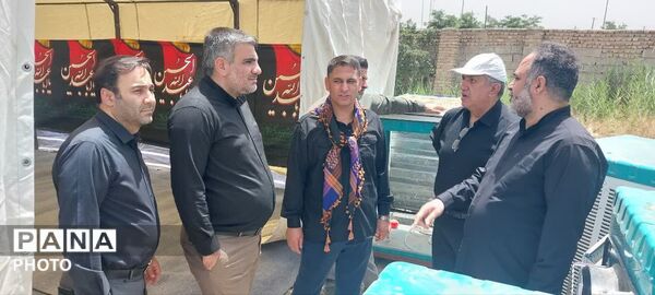 بازدید نمایندگان سازمان بازرسی استان البرز از موکب عاشقان امام شهید 