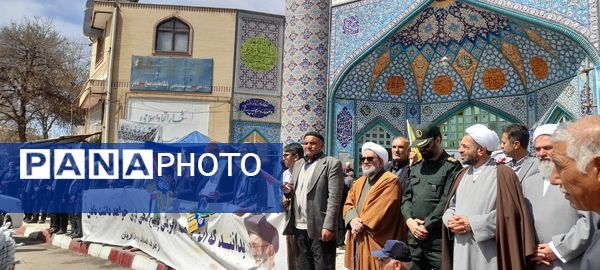 حضور پرشور مردم شهرستان سملقان در راهپیمایی روز قدس