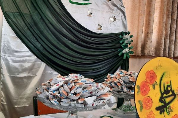 جشن میلاد مولود کعبه در دبستان  شهید بنی هاشمی رباط‌کریم