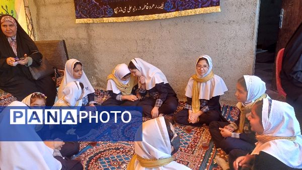 افتتاح چایخانه دانش‌آموزی به‌مناسبت دهه کرامت