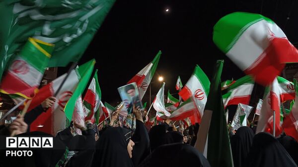 اجتماع مردمی در بیست و پنجمین شب از مراسمات بلوار فضل نیشابور 