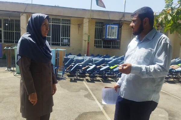 بازدید گروه جهادی از مدارس کم برخوردار ناحیه ۴ شیراز در جهت تحقق عدالت آموزشی 