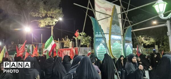 صد و پنجاه چهارمین شب از تجمع مردم ولایت مدار کاشمر