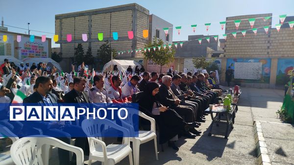 هفته پدافند غیرعامل با مانورهای مختلف این هفته در دبستان حضرت مریم(س) دوره دوم