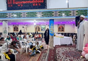 شور وشادی دختران در جشن میلاد جلوه کوثر